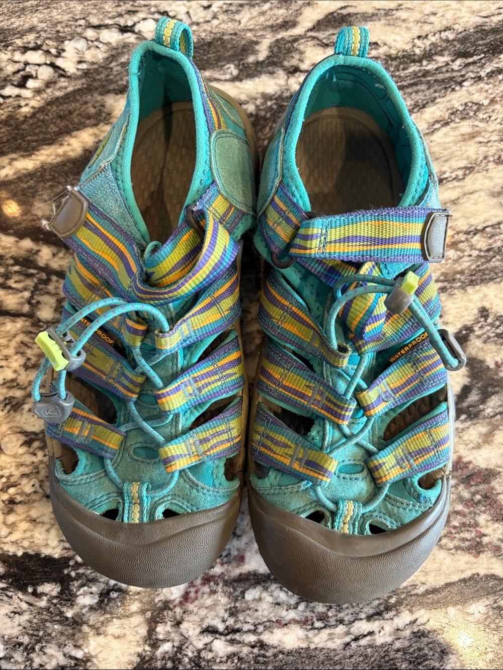 Keen Teal Multicolor Strappy Outdoor Sandals